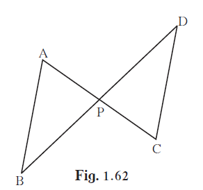 In the figure, seg AC and seg BD intersect each other in point P and AP CP = BP DP . Prove that, D ABP ~ D CDP