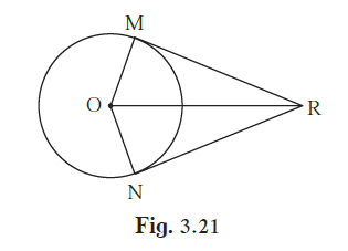 Practice Set 3.1 | Q 3 | Page 55 Seg RM and seg RN are tangent segments of a